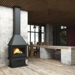Azura home design - pole  bois anaco avec turbine 11 kw