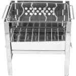 Po�le � bois de camping pliable - r�chaud portable pour randonn�e et cuisine ext�rieure