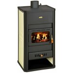 Po�le � bois pour chauffage central. po�le � combustible solide avec chaudi�re int�gr�e. puissance de ...