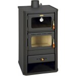 Prity - po�le � bois avec four. puissance de chauffage de 12 kw. mod�le ' fm'