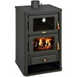 Prity - pole  bois avec four. puissance de chauffage de 14 kw. pole  combustible solide pour la cuisson. ...