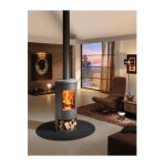 Panadero - poele a bois sydney ecodesign - 7, 4 kw - bches 50 cm