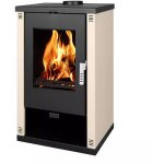 Verso - pole  bois theia - 9 kw panneaux latraux ivoire et design contemporain