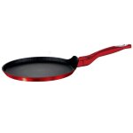 Poêle à crêpes en granit 25 cm berlinger haus rouge ligne métallique bh - 1272 Poêle à crêpes en granit 25 cm berlinger haus rouge ligne métallique bh - 1272