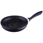 Pole  frire msv stone' avec revtement en fonte d'aluminium, noir, 22 cm