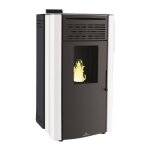 Bronpi - pole  granuls option canalisable coral nc 14 kw blanc - sans kit de canalisation