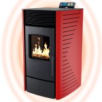 P9 pole  granuls 11 kw jusqu' 220 m ? chemine lectrique avec mode eco, wi - fi ready, programmateur ...