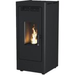 Po�le � granul�s silencieux �tanche fonte - firematic br9 8 kw sans module wifi - avec kit de canalisation ...