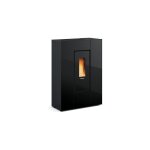 Pole  granules slim canalisable - extraflame marilena plus ad crystal 8 kw noir