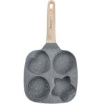 Po�le en marbre 4 en 1 pour cr�pes, ?ufs et beignets, 18 cm, gris, klausberg kb - 7808