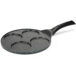 Po�le � pancakes livoo mep148 - antiadh�sif, � 26cm, 4 empreintes de � 10cm, manche bak�lite, tous feux ...