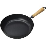 Pole avec revtement antiadhsif en acier carbone compatible toutes plaques de cuisson 26 cm noir trendyflair ...