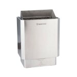 Desineo - pole  sauna 9 kw premium avec commande dporte finitions inox