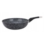 Pole wok haute en granit 28 cm 3 l - antiadhsive gaz induction