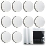 Poids de rideau magntique, 10 pices poids magnetique ronds, poids du rideau de douche nappe poids aimant ...