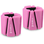 Poids en silicone pour exercices de cheville et de poignet snk01 rose ms
