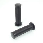 Poigne bike it original 22 / 25mm noir embout ferm pour moto