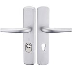 Poign�e blind�e salome anti - effraction double bequille - argent