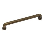 Poignee boston - d�cor : bronze rustique verges