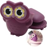 Poign�es de casserole isolantes en silicone en forme de hibou avec protection pour les doigts, adapt�es ...