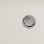 Poign�e cuvette encastr�e ronde grise avec tire - doigt pour porte coulissante