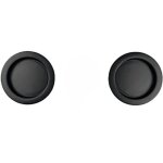 Poign�e cuvette encastr�e ronde noire pour porte coulissante