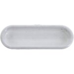 Poigne cuvette plastique blanc 75x23mm pice - monin - 131610