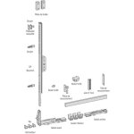 Ferco - poign�e double dirigent pour gu 937 bec - de - cane