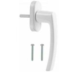 Poign�e de fen�tre et de porte en pvc, blanche