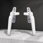 Poigne de fentre universelle de rechange pour droitier / gauche en alliage d'aluminium avec serrures ...