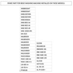 Poignee hublot (original beko) ouverture porte machine a laver, reference de piece: 2805990100. uspshop. ...