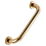 Poign�e en laiton barre d'appui salle de bain poign�e dor�e poign�e de douche encastr� mural 30 cm