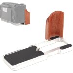 Poign�e en m�tal pour canon powershot v1, plaque de base en l, plaque de d�gagement rapide int�gr�e pour ...