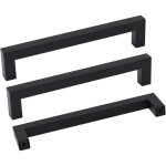 Poign�es de meuble (15 unit�s, entraxe 160 mm), noires