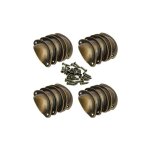 Poignée de meuble - 20 poignée de coquille vintage pour tiroir armoire meuble cuisine, fer incurvé bouton ... Poignée de meuble - 20 poignée de coquille vintage pour tiroir armoire meuble cuisine, fer incurvé bouton ...