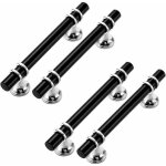 Poign�e de meuble, 4 pi�ces poign�es meuble cuisine noires, poign�e b�ton de porte, cuisine meuble en ...