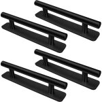 Poign�e de meuble autocollante, 4 pi�ces poign�es de porte en acier inoxydable, 128mm poign�es pour placards ...