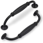 Poignee de meuble cuisine noir 96mm, 6 pi�ce poign�es de placard de cuisine, poign�e de meuble, poign�es ...