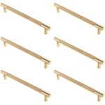 Poignes de meubles moletes, poignes d'armoires de cuisine, poignes de tiroir, entraxe de 160 mm, ...