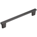 Poign�e de meuble riva rama - entraxe : 160 mm - longueur : 177 mm - d�cor : ardoise - marella