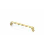 Poign�e de meuble zamac entraxe 160 - d�cor : or satin� metakor