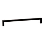 Poign�e de meuble zamac noir mat - entraxe : 128 mm - longueur : 136, 5 mm fosun