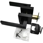 Poign�e de porte en alliage d'aluminium - anti - rouille - pour salle de bain et chambre - design moderne. ...