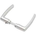 Poigne de porte modle bloc en aluminium - par set