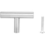 Poign�es de porte de cuisine en acier inoxydable en forme de t (50 mm)