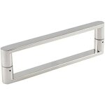 Poigne de porte de douche coulissante en acier inoxydable, barre d'appui, boutons de porte en verre ...