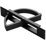 Recessed door handle (black) tatami practical hidden zinc alloy handles recessed floor knob