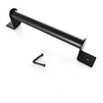 Poigne de porte grange quincaillerie noire robuste pour porte de grange en acier au carbone avec poigne ...