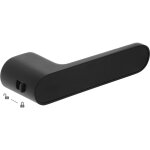 Poign�e de porte int�rieure noire salida kuchinox avec serrure