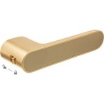 Poign�e de porte int�rieure salida kuchinox dor�e avec serrure